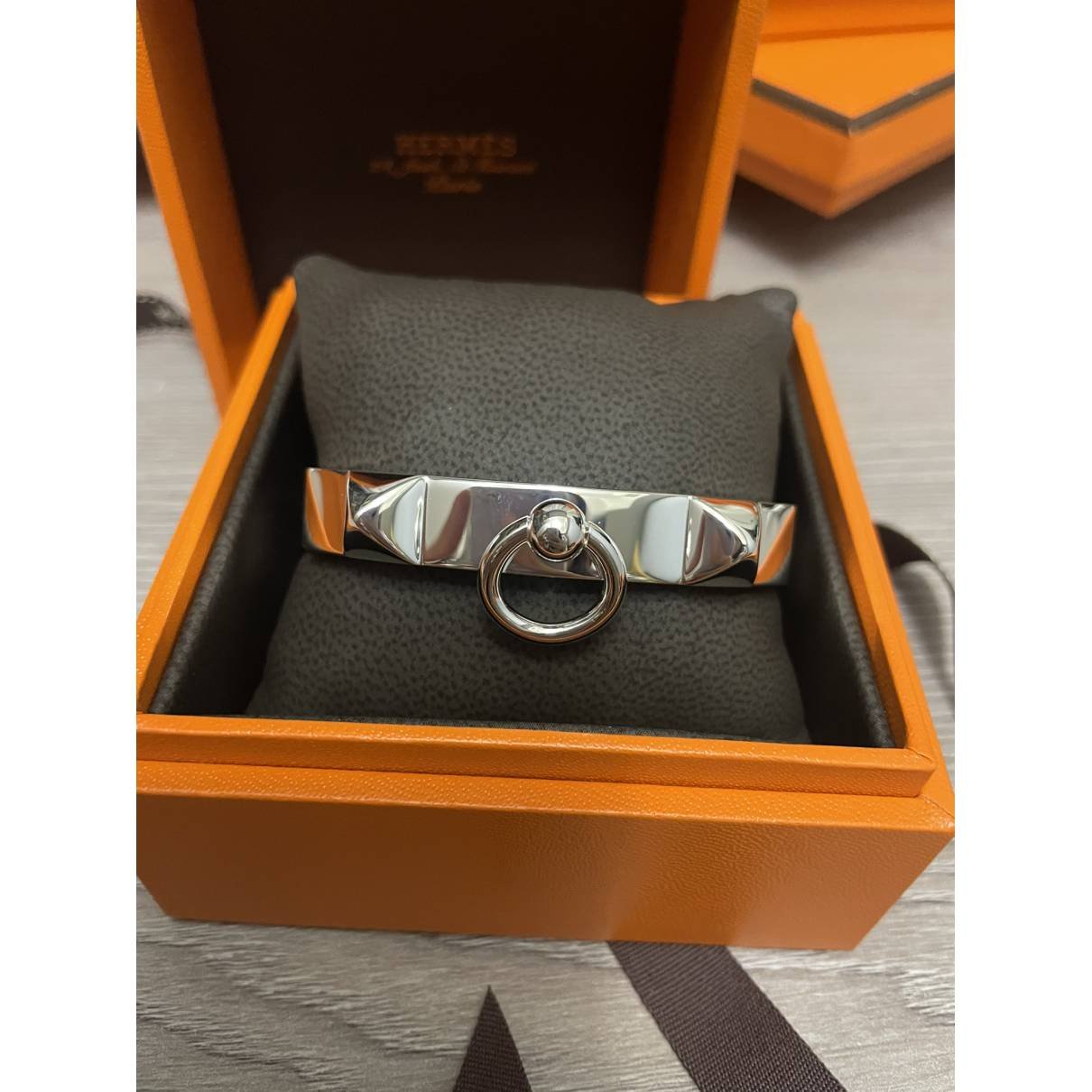 Alternative view of  Hermès Silver Plated Collier de Chien Bracelet