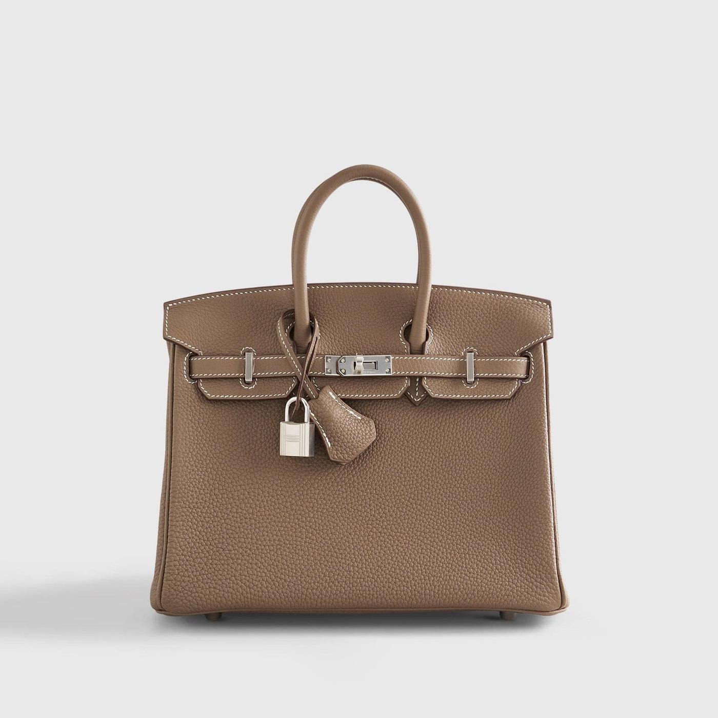 Hermès Birkin25 Togo Etoupe PHW Retourne