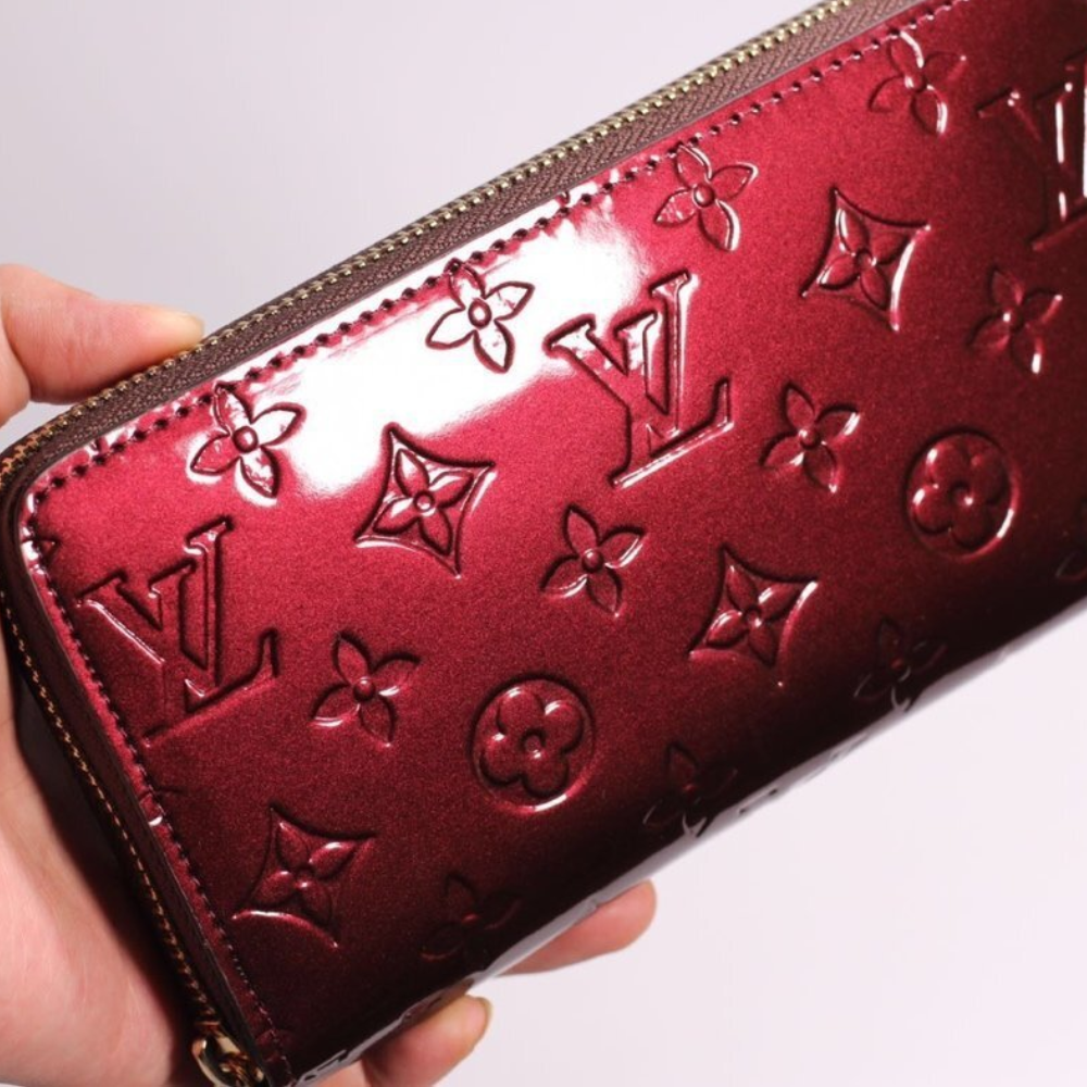 Alternative view of Louis Vuitton Zippy Wallet Monogram Vernis Amarante 7.5 Inches M91457