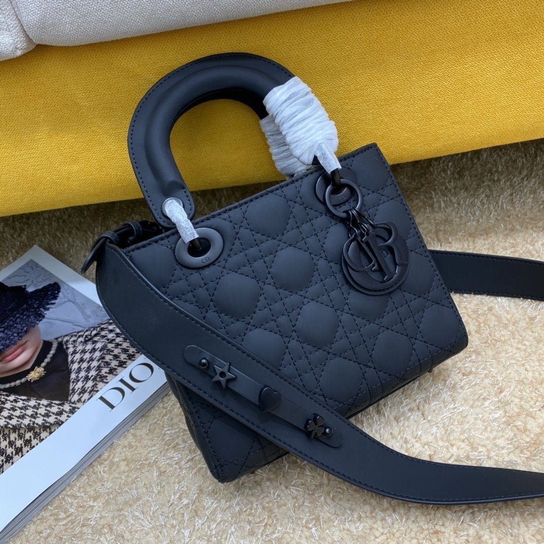 Dior Lady My ABC Black Cannage Hand Bag