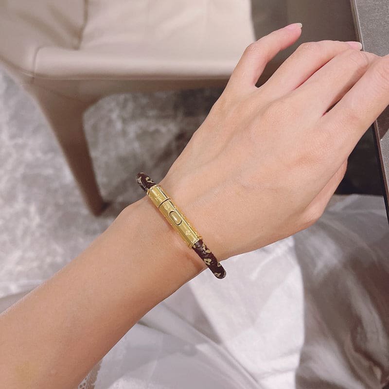 Alternative view of LV Monogram Canvas Bracelet