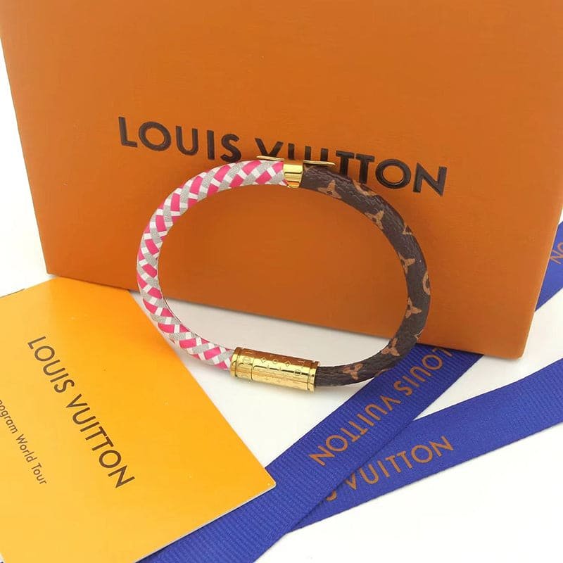 Alternative view of LV Damier Canvas Bracelet