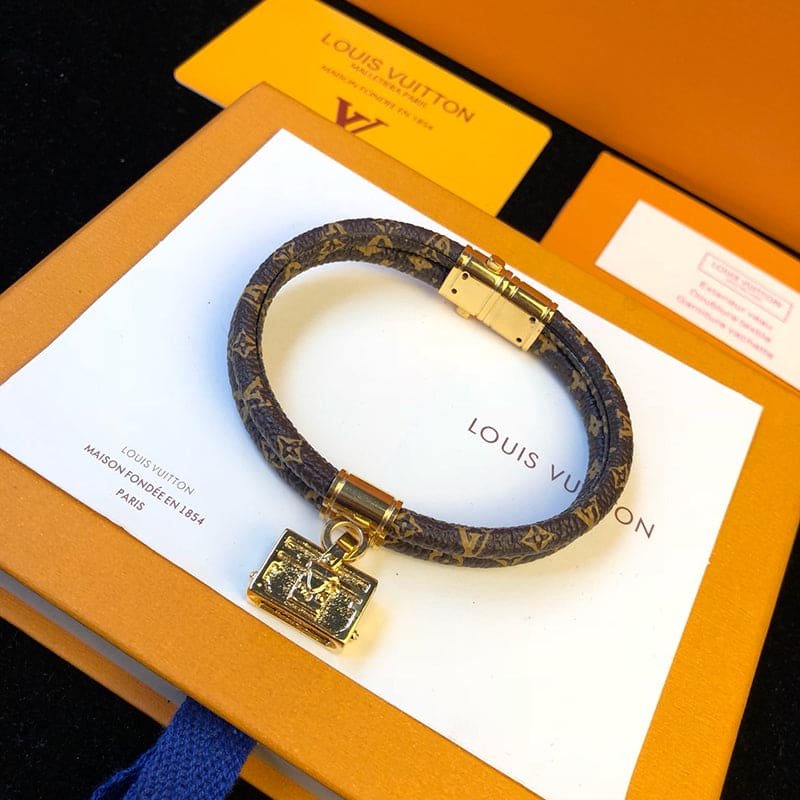 LV Monogram Lock Bracelet - Image 9