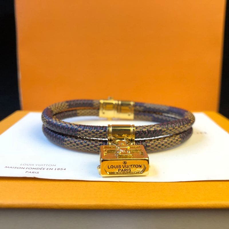 LV Monogram Lock Bracelet - Image 2