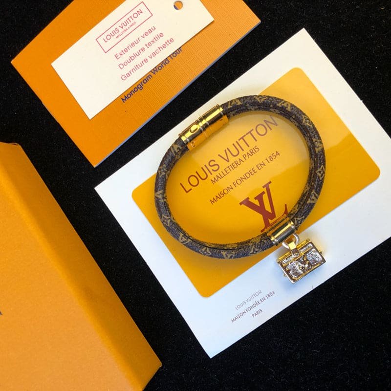 LV Monogram Lock Bracelet - Image 10