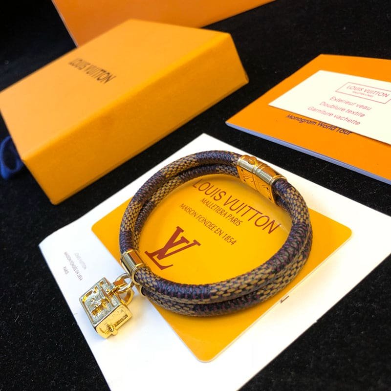 LV Monogram Lock Bracelet - Image 8