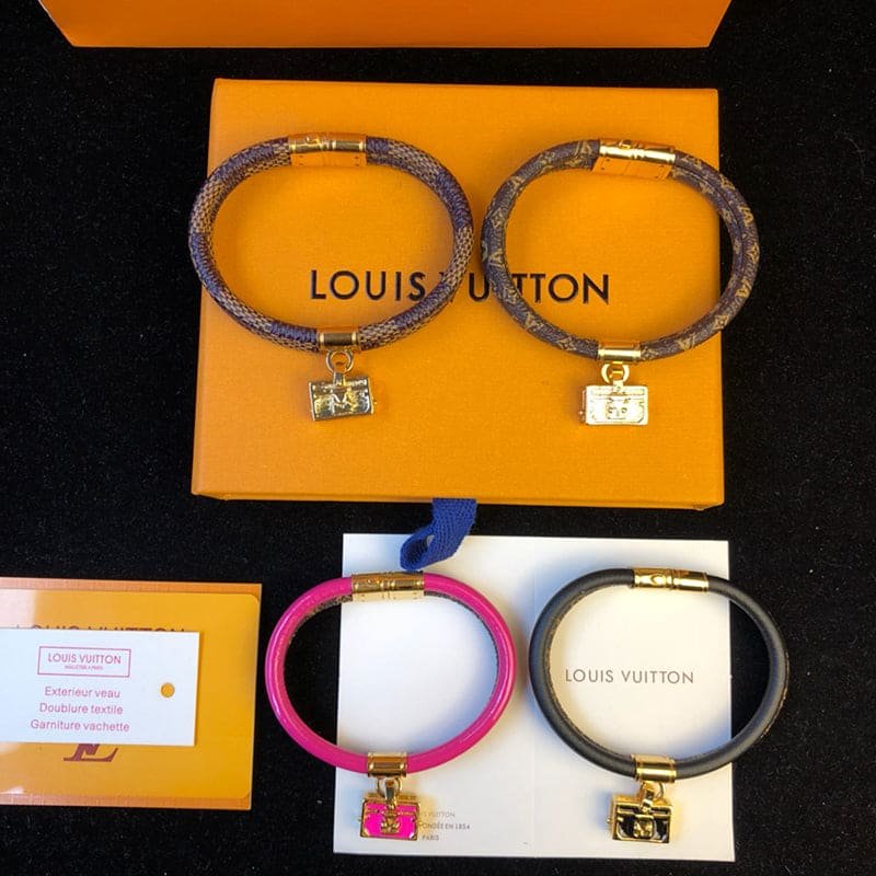 LV Monogram Lock Bracelet - Image 3