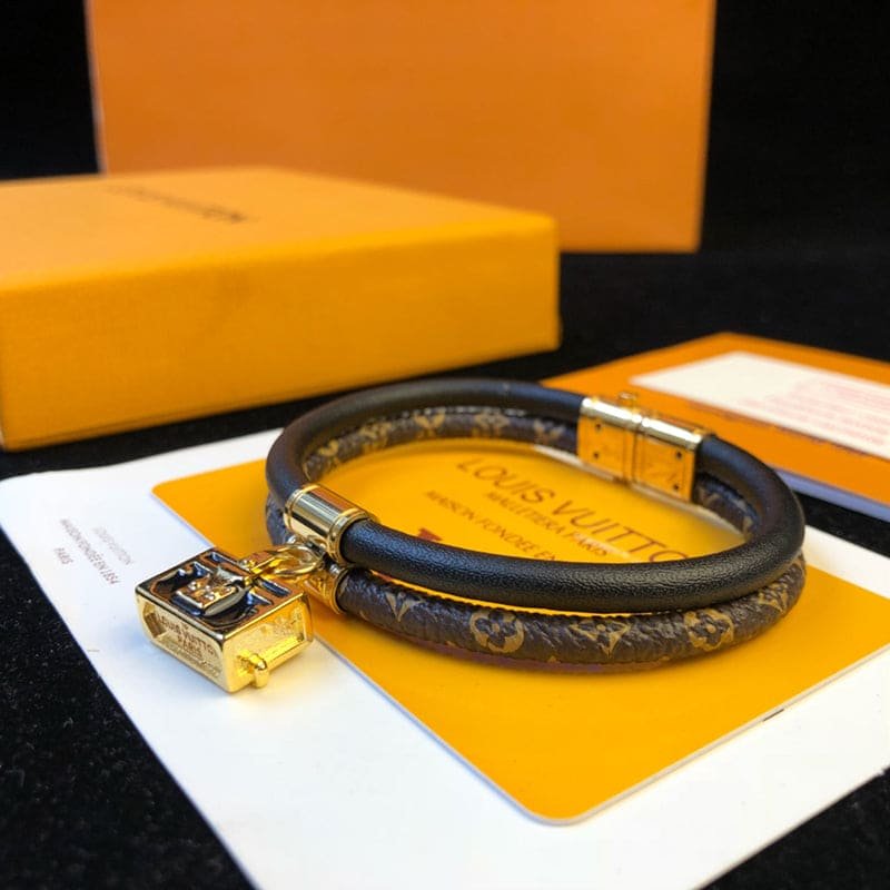 LV Monogram Lock Bracelet - Image 11