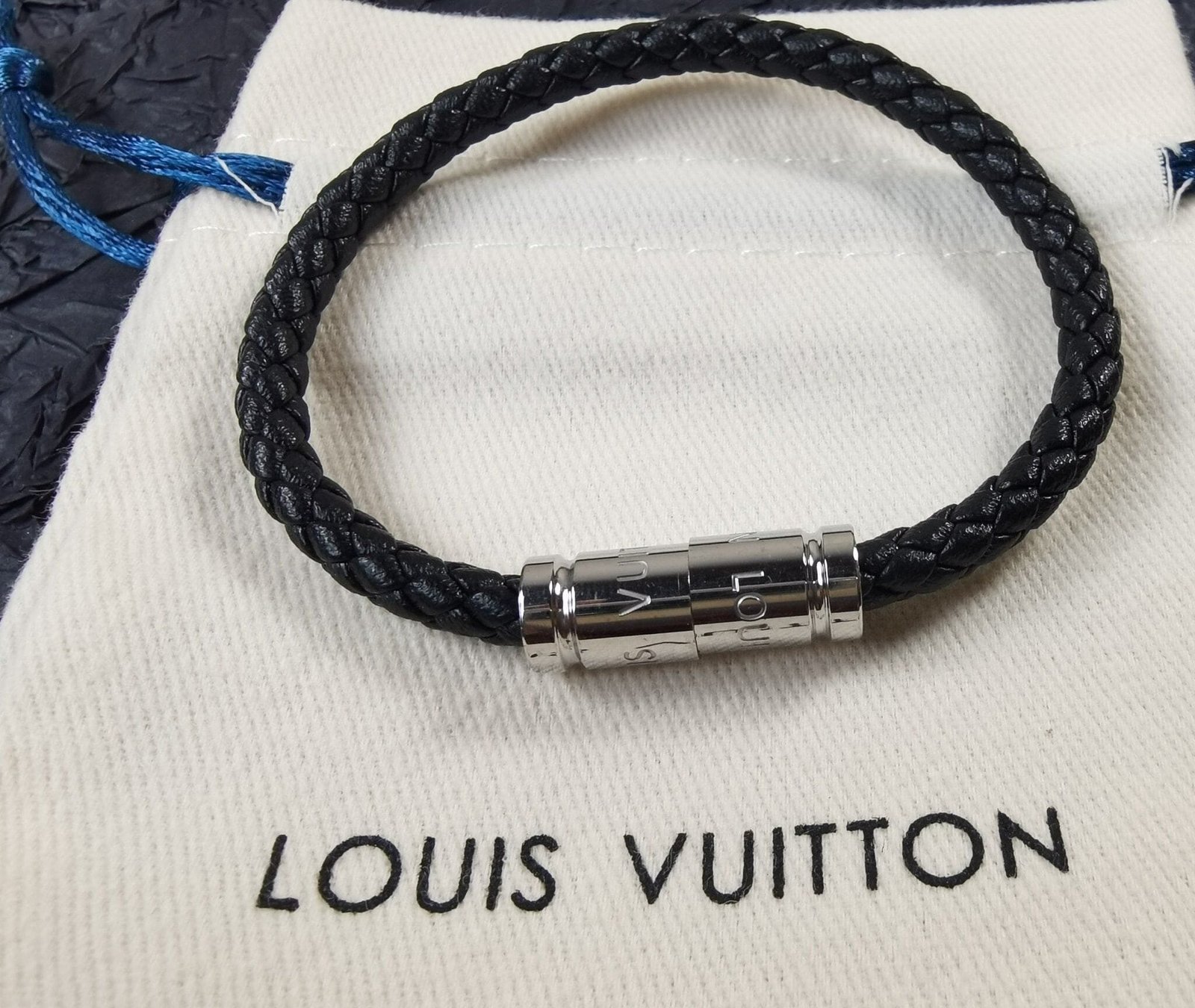 Alternative view of  LV Monogram Eclipse Canvas Bracelet