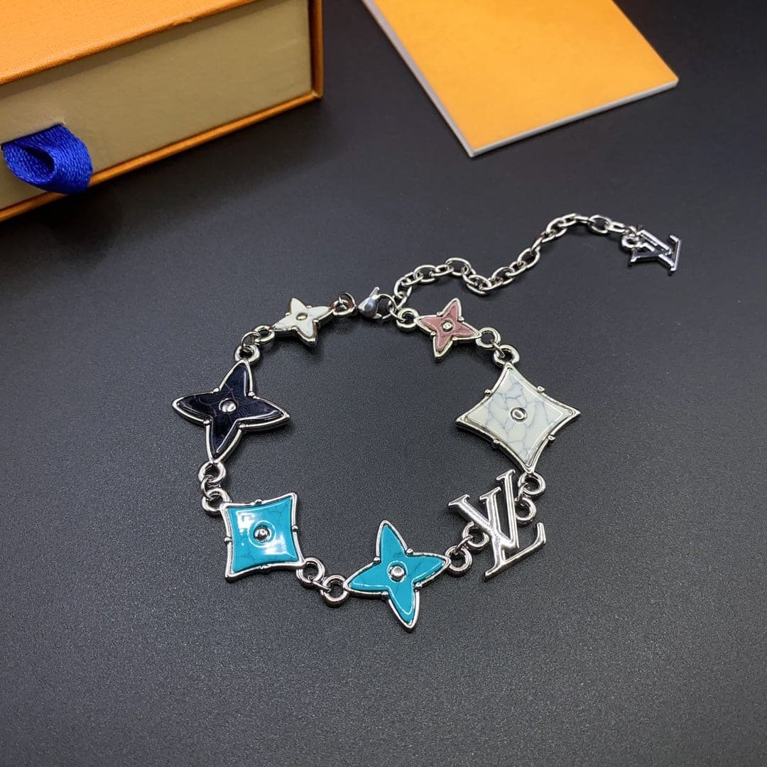 Alternative view of  LV Turquoise Flower Bracelet