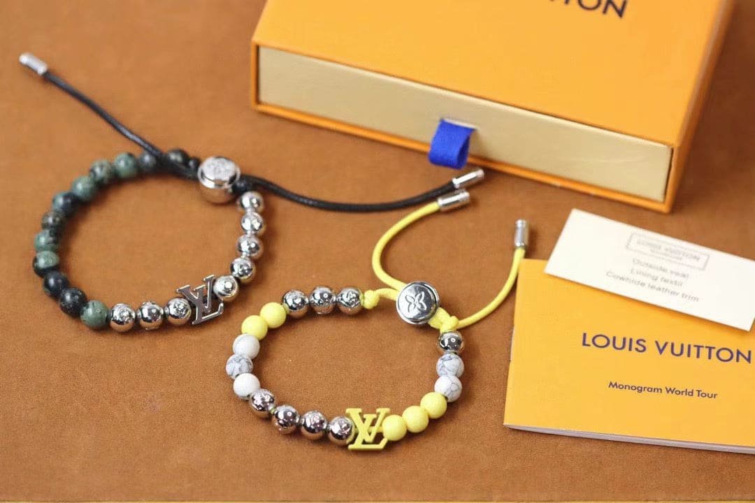 Alternative view of LV Fluorescent Beads Bracelet