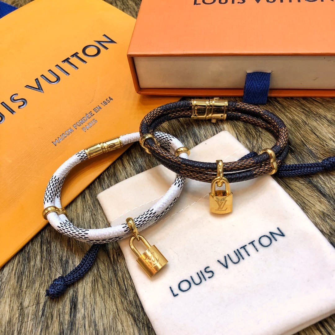 LV Monogram Lock Bracelet - Image 6