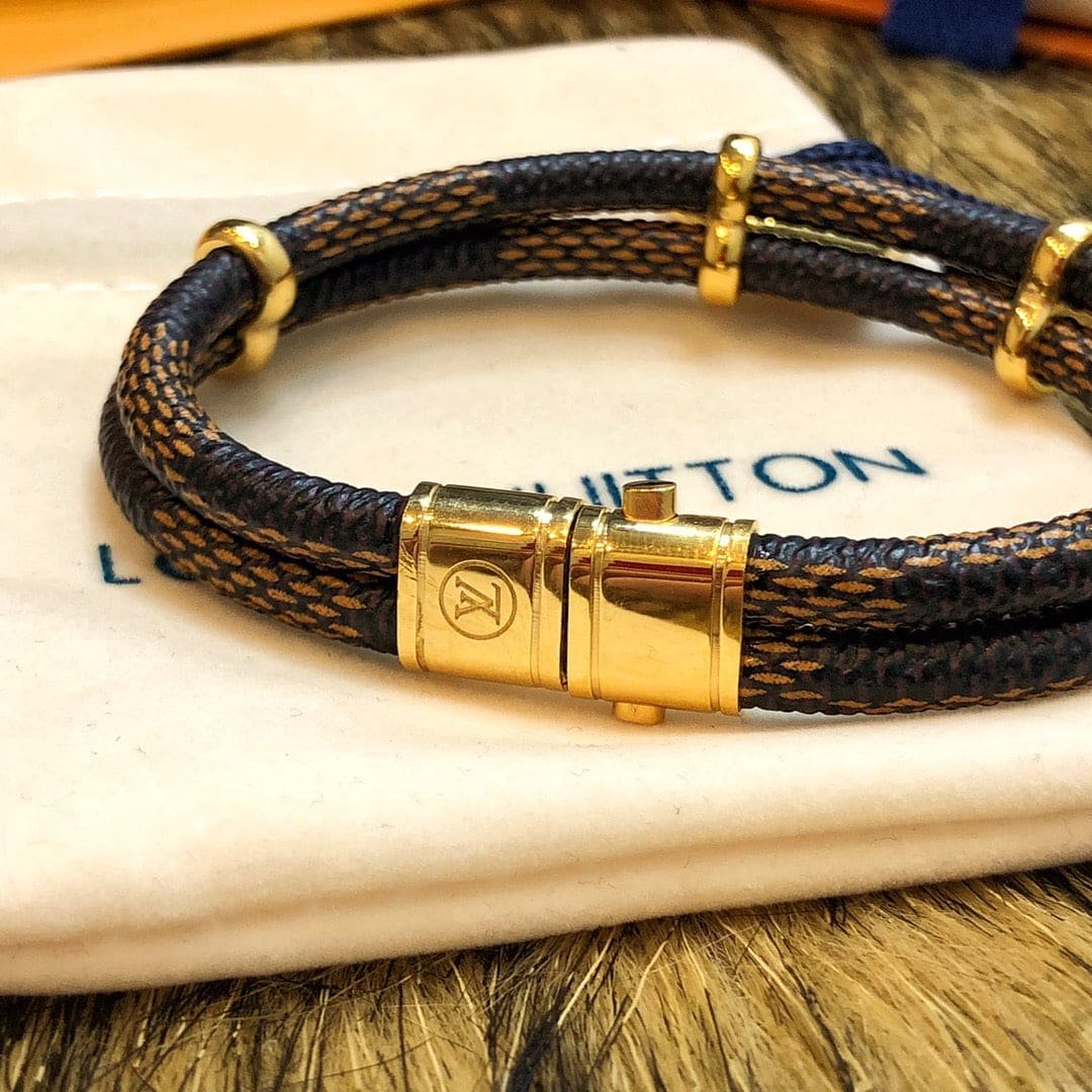 LV Monogram Lock Bracelet - Image 3