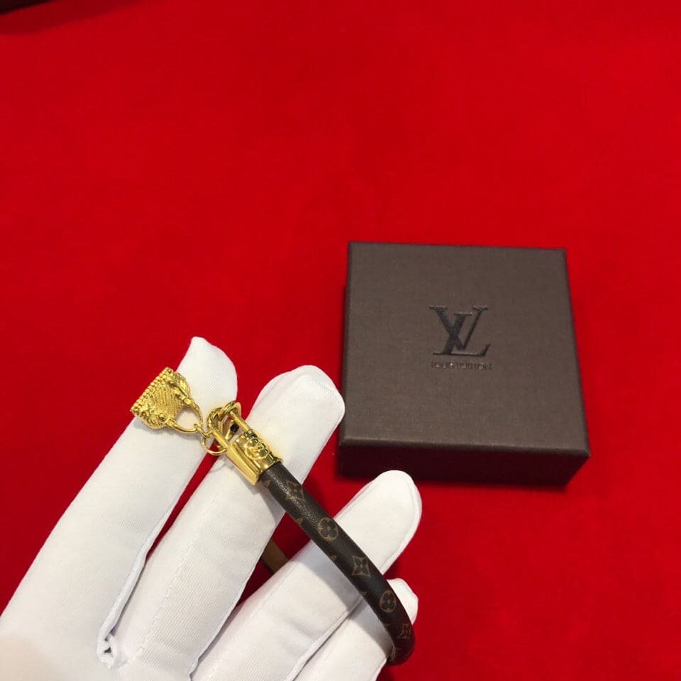 LV Gold-Tone Alma Bag Charm Bracelet - Image 6