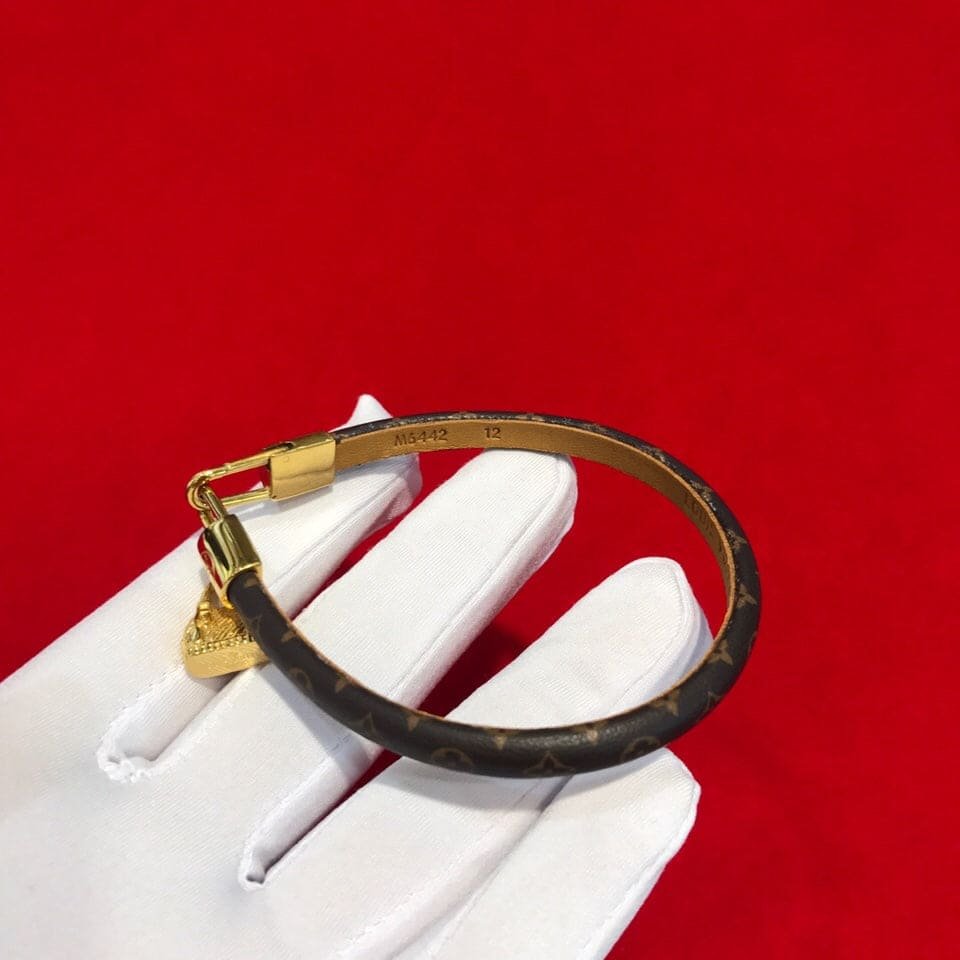 LV Gold-Tone Alma Bag Charm Bracelet - Image 3