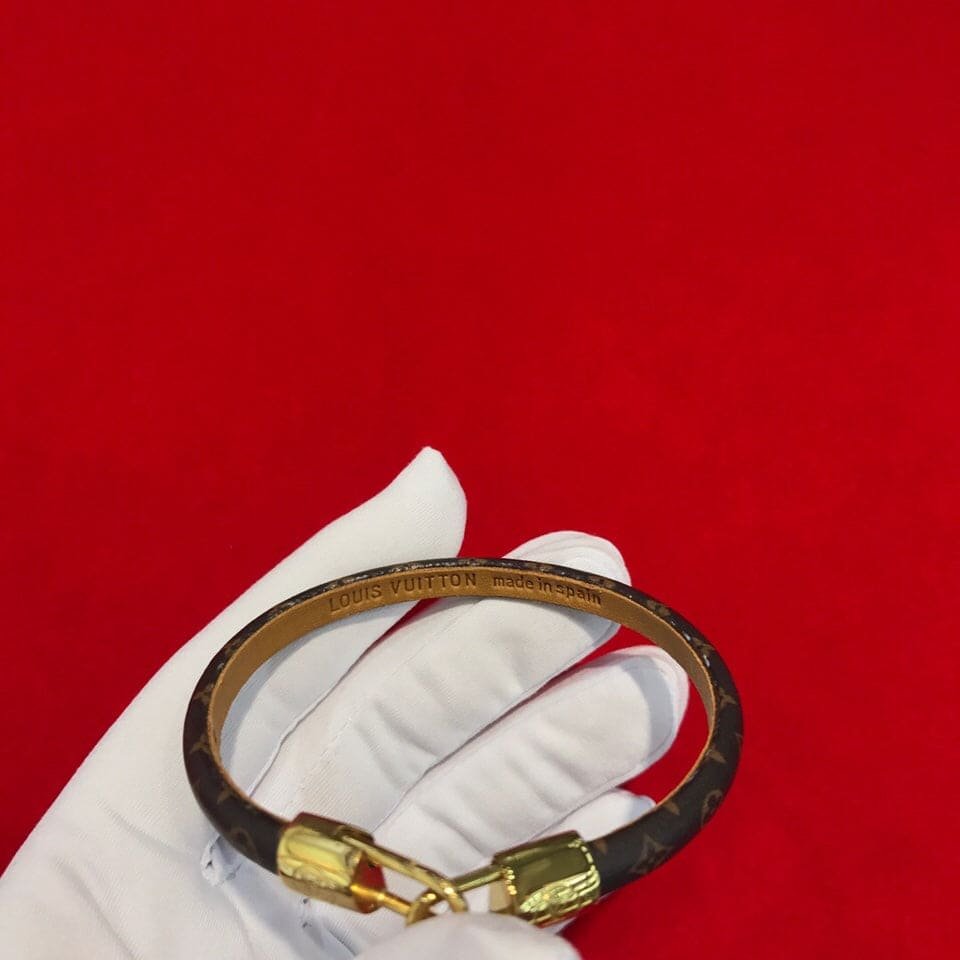 LV Gold-Tone Alma Bag Charm Bracelet - Image 9