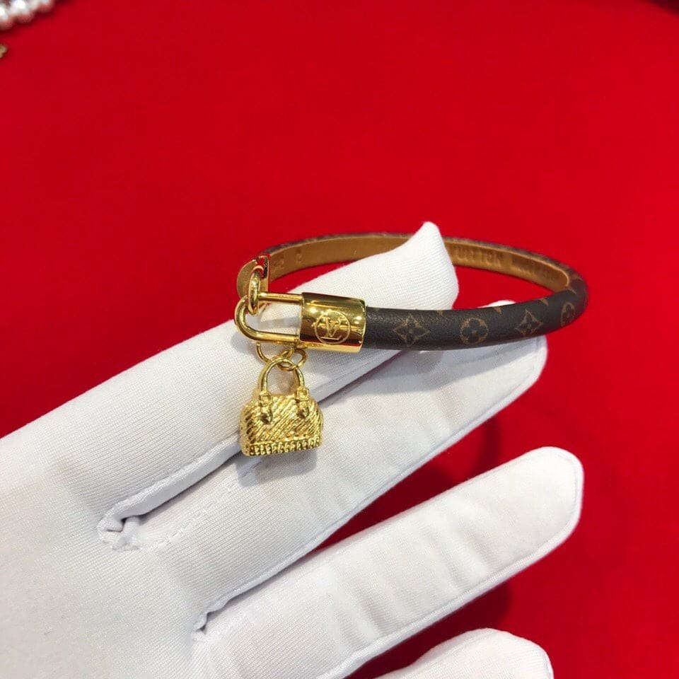 Alternative view of LV Gold-Tone Alma Bag Charm Bracelet