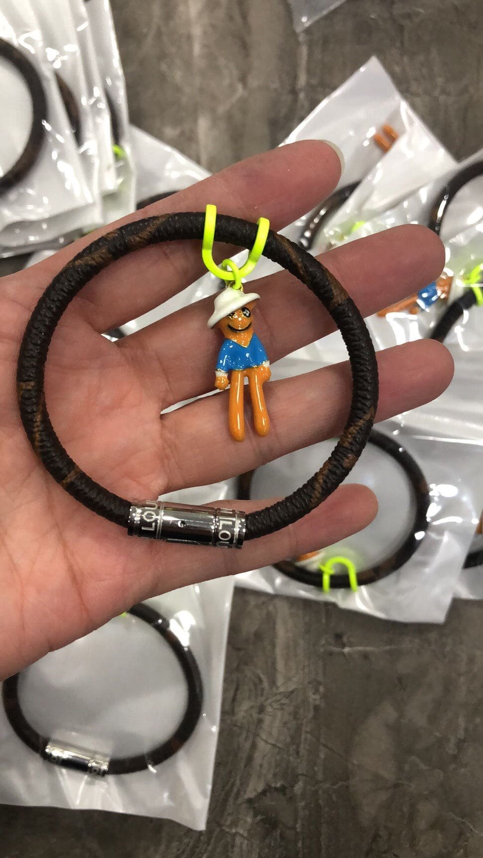 LV Monogram Doll Bracelet - Image 8