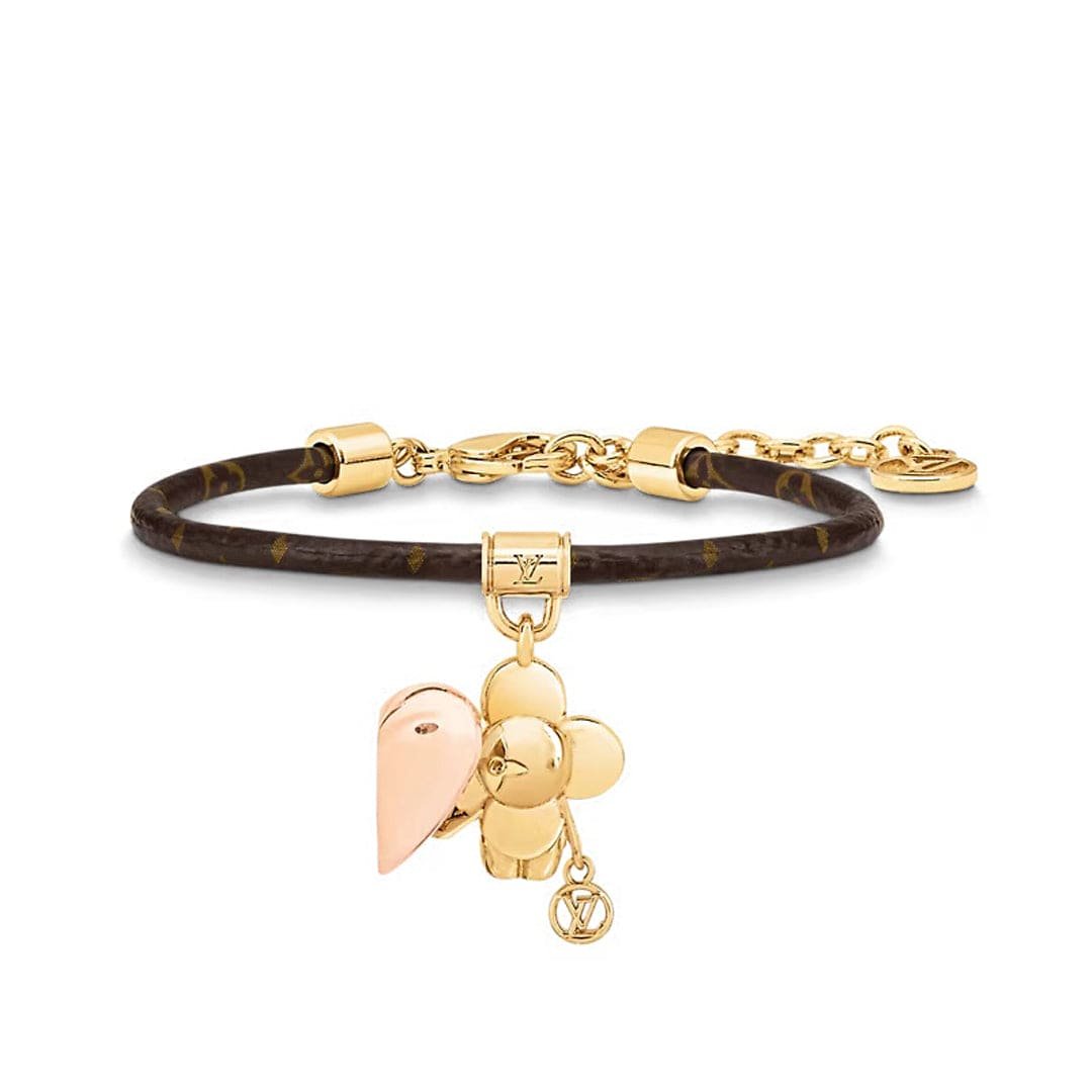 LV Doll Charm Canvas Bracelet