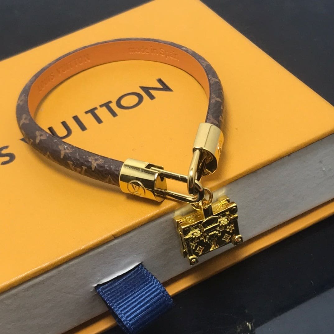 LV Monogram Lock Bracelet - Image 3