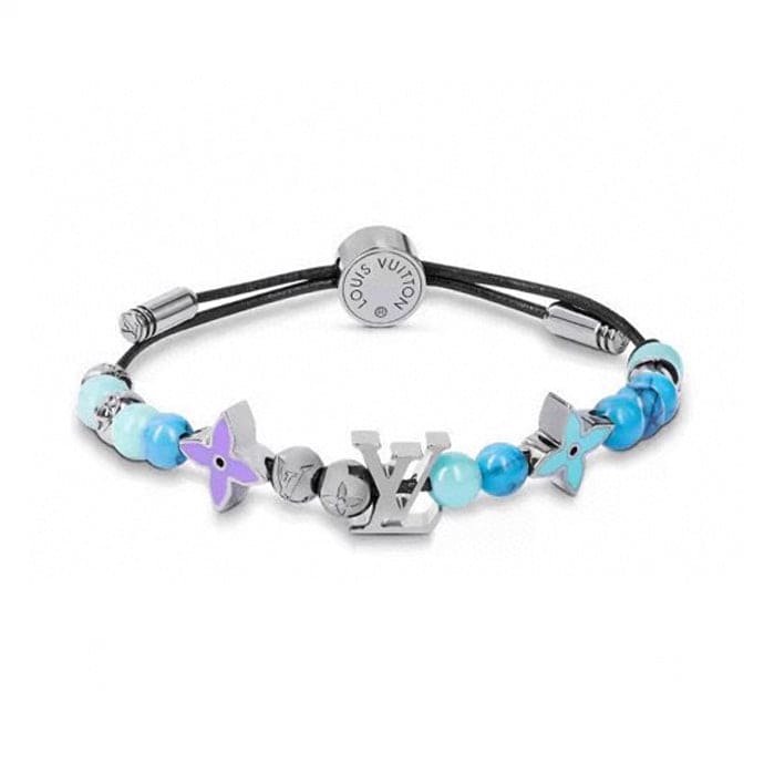 LV Eclipse Canvas Flower Charm Bracelet