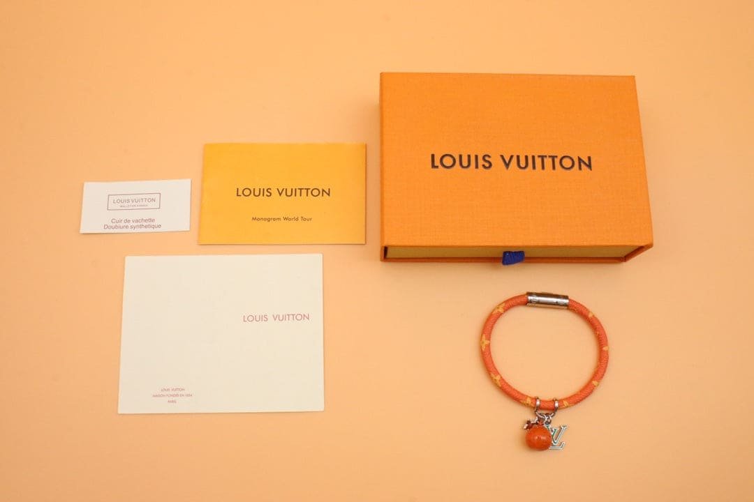 LV Orange Monogram Bracelet - Image 3