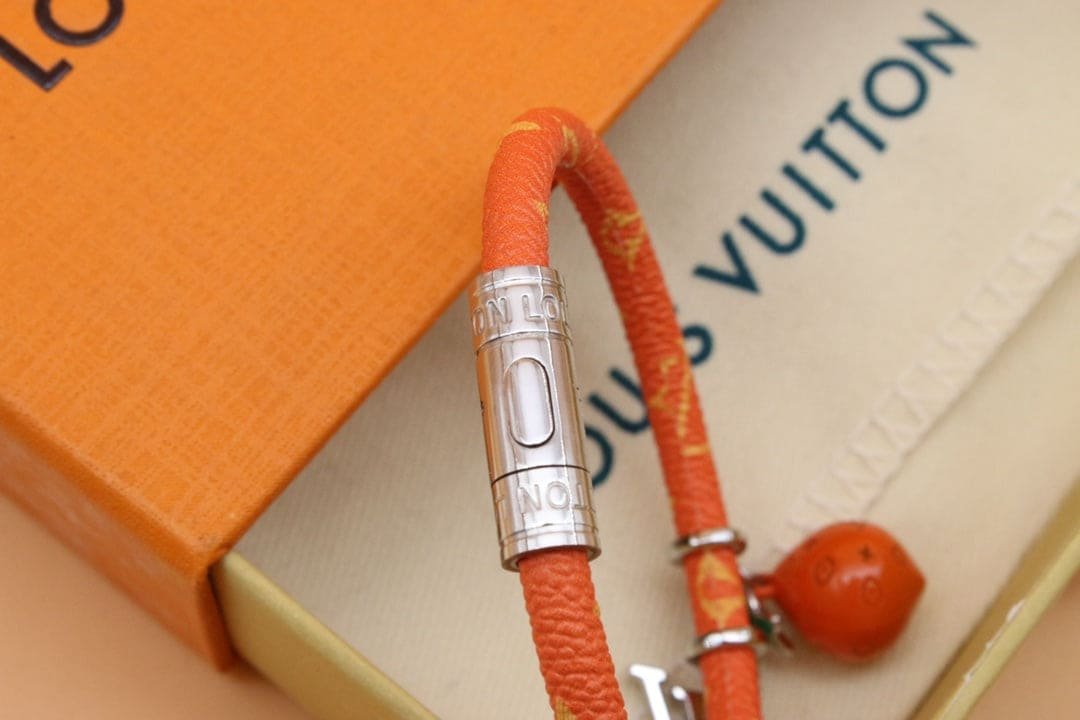 LV Orange Monogram Bracelet - Image 13