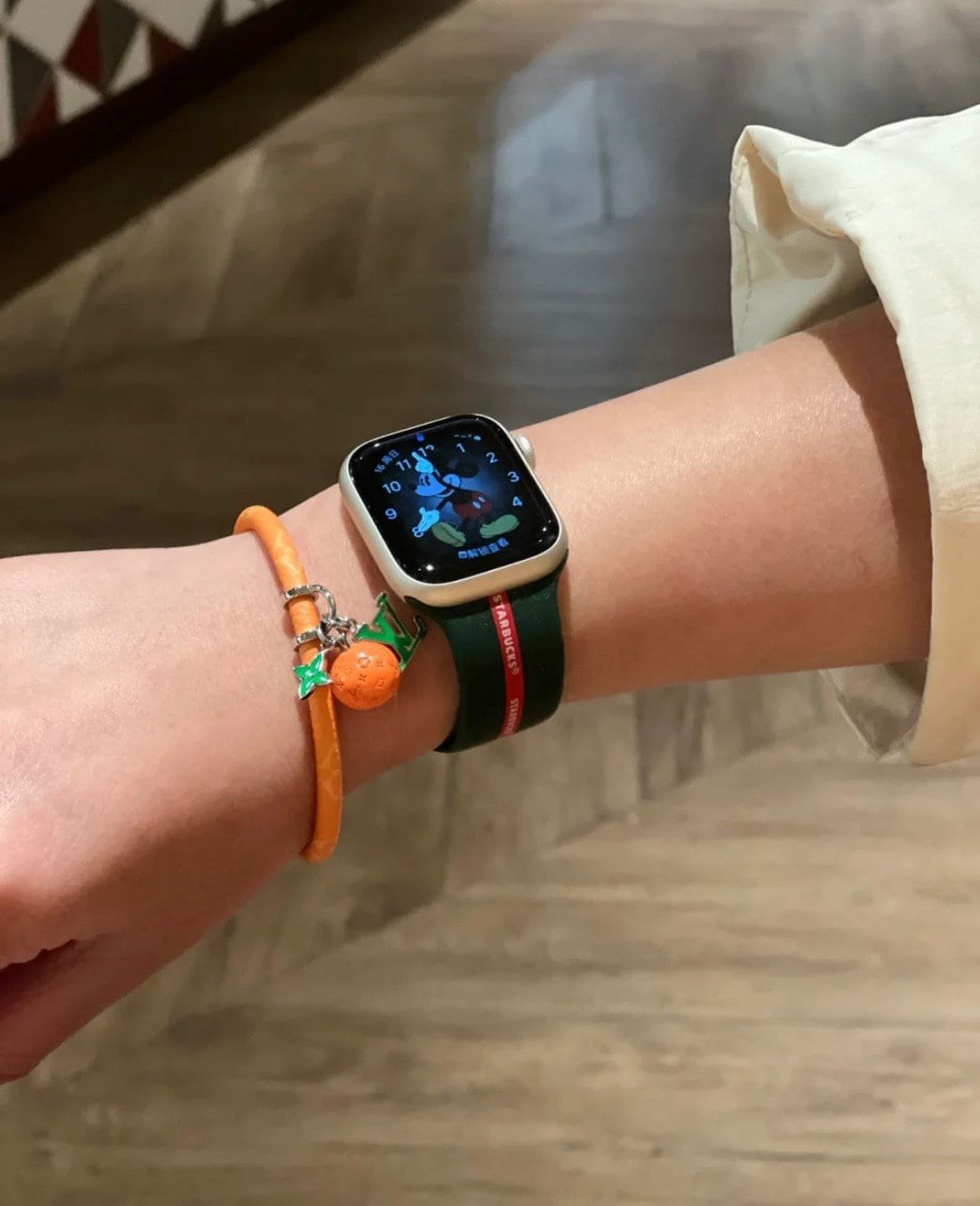 LV Orange Monogram Bracelet - Image 6