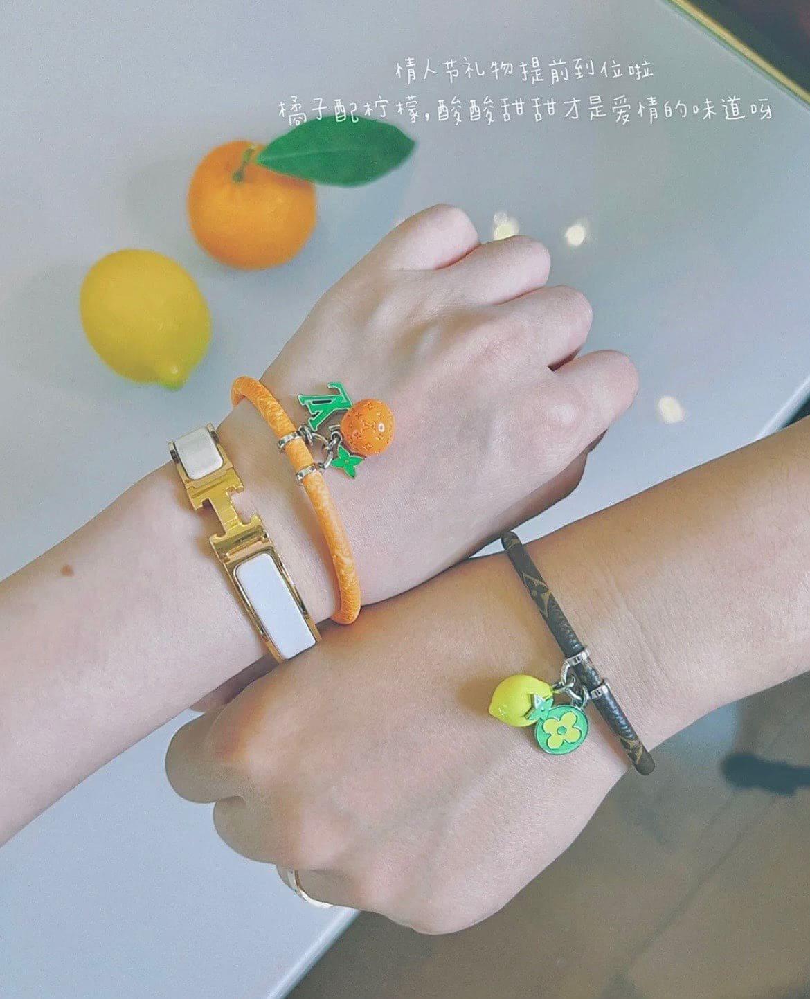 LV Monogram Fruit Bracelet - Image 4