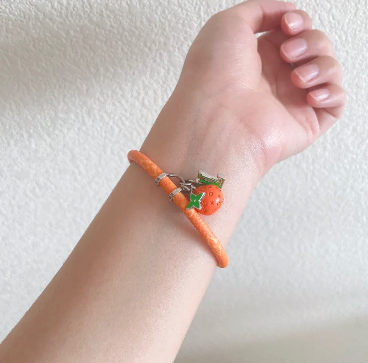 LV Orange Monogram Bracelet - Image 7