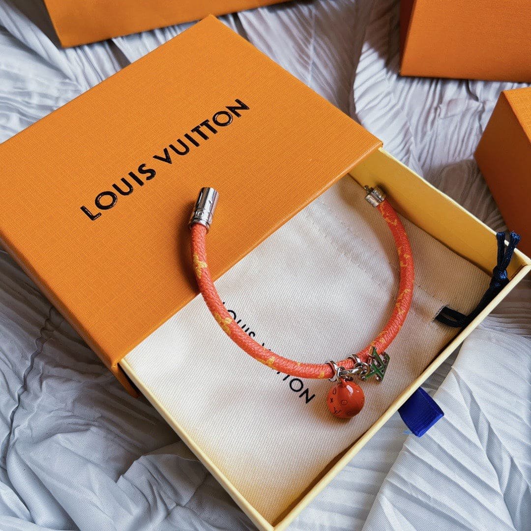 LV Orange Monogram Bracelet - Image 9