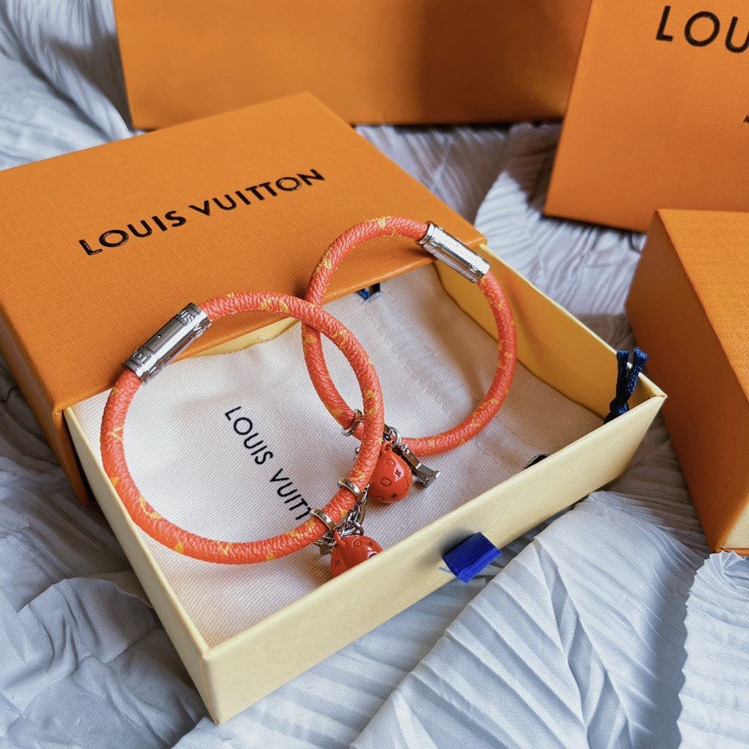 LV Orange Monogram Bracelet - Image 10