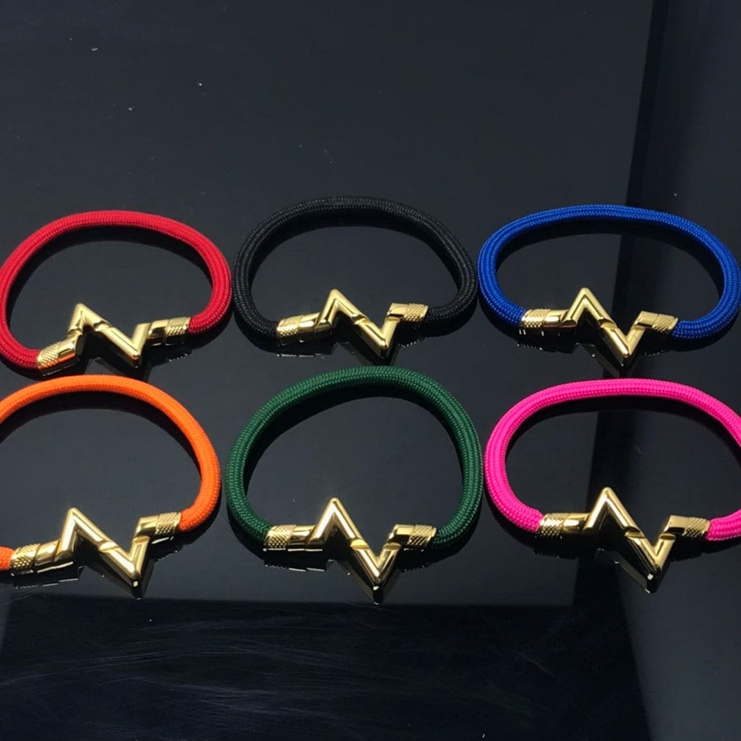LV Smooth Cord Metal Bracelet - Image 6