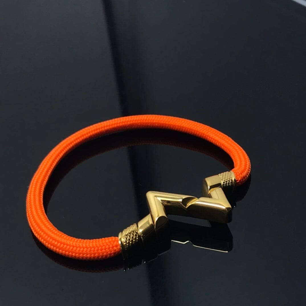 LV Smooth Cord Metal Bracelet - Image 4
