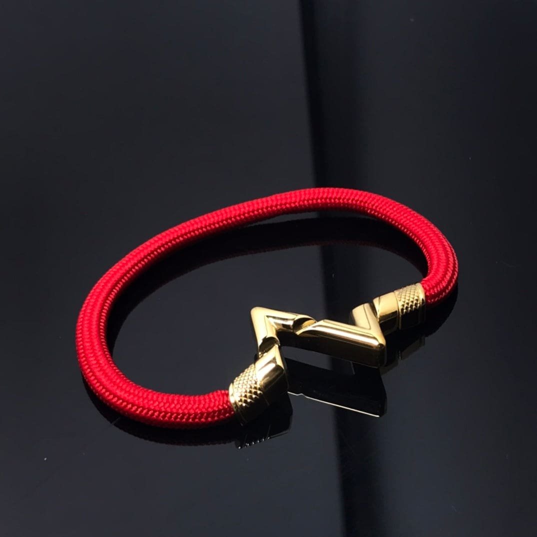 LV Smooth Cord Metal Bracelet - Image 3