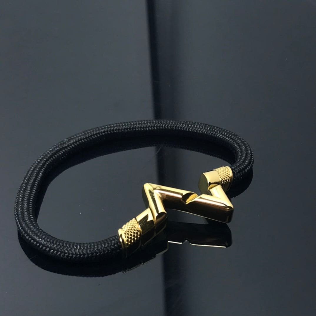 LV Braided Cord Bangle - Image 3