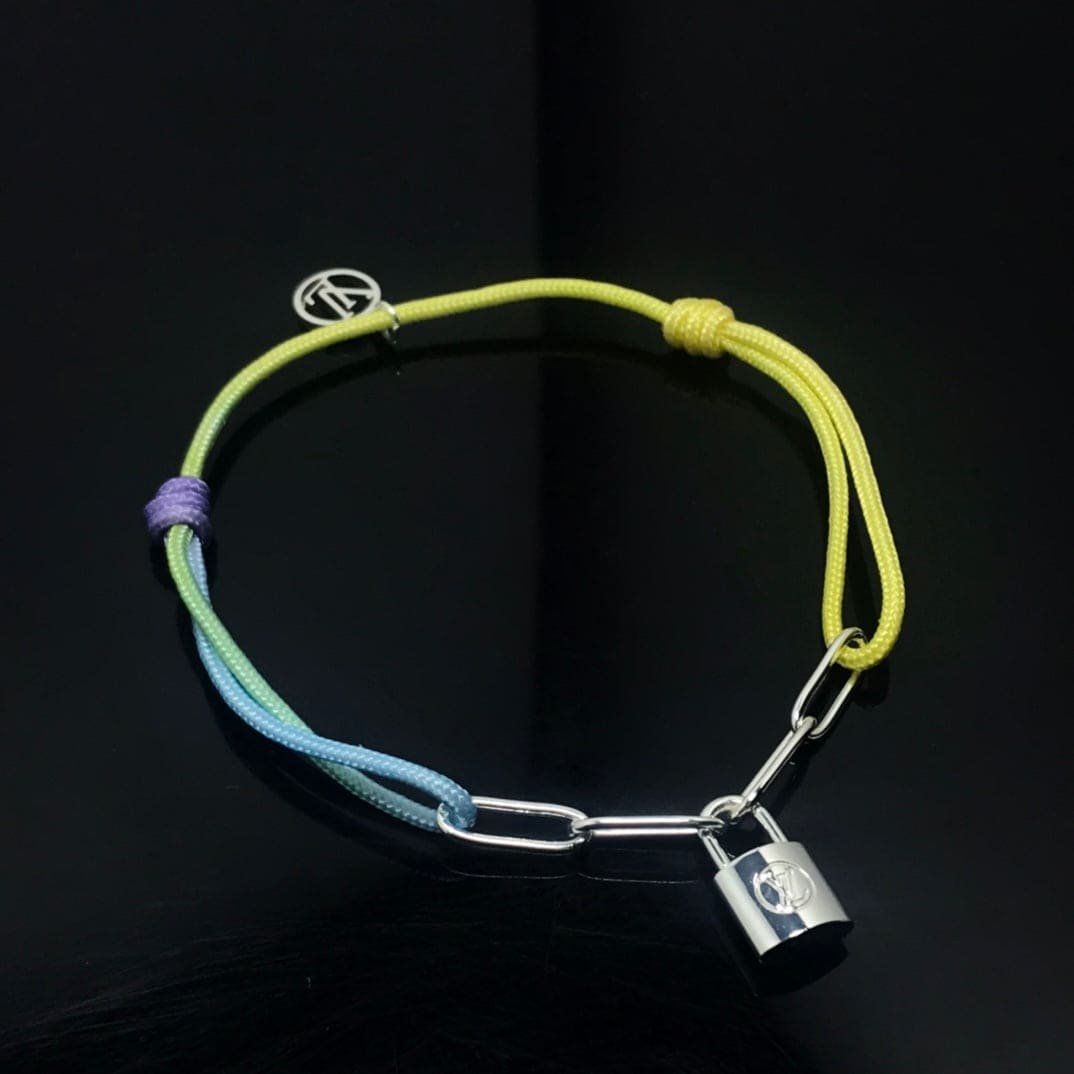 LV Multicolor Cord Lock Bracelet - Image 2
