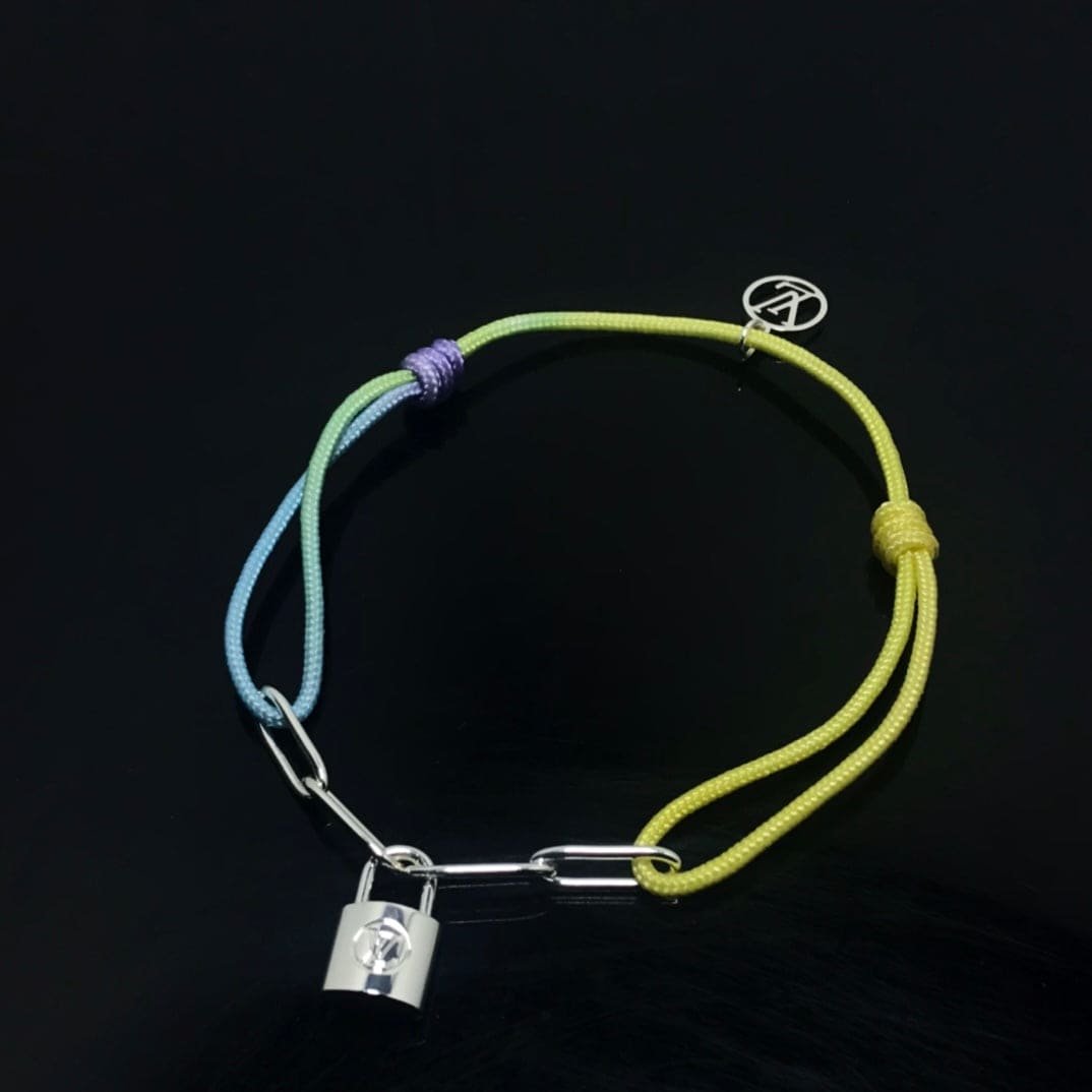 LV Multicolor Cord Lock Bracelet - Image 3