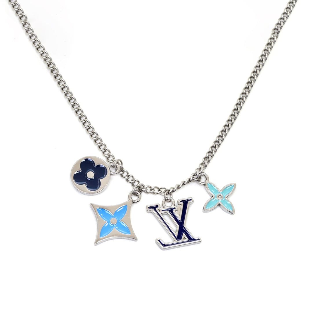 LV Blue Charm Necklace