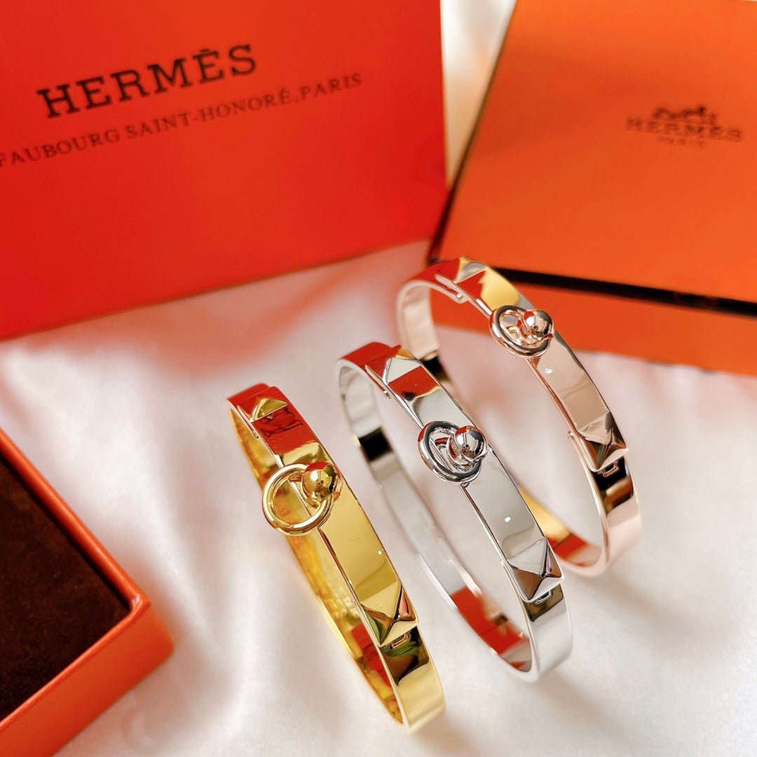 Hermès Rose Gold Plated de Chien Bracelet - Image 4