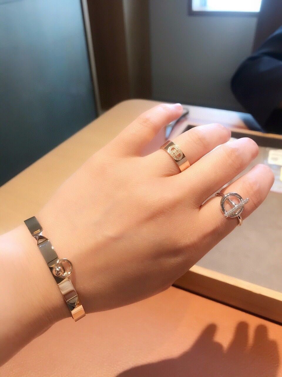 Hermès Rose Gold Plated de Chien Bracelet - Image 6