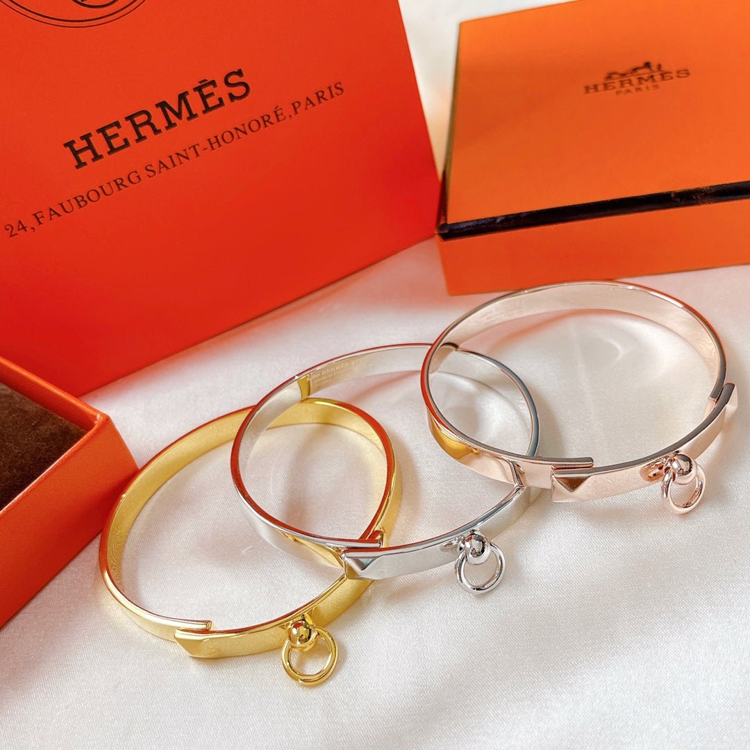 Hermès Rose Gold Plated de Chien Bracelet - Image 3