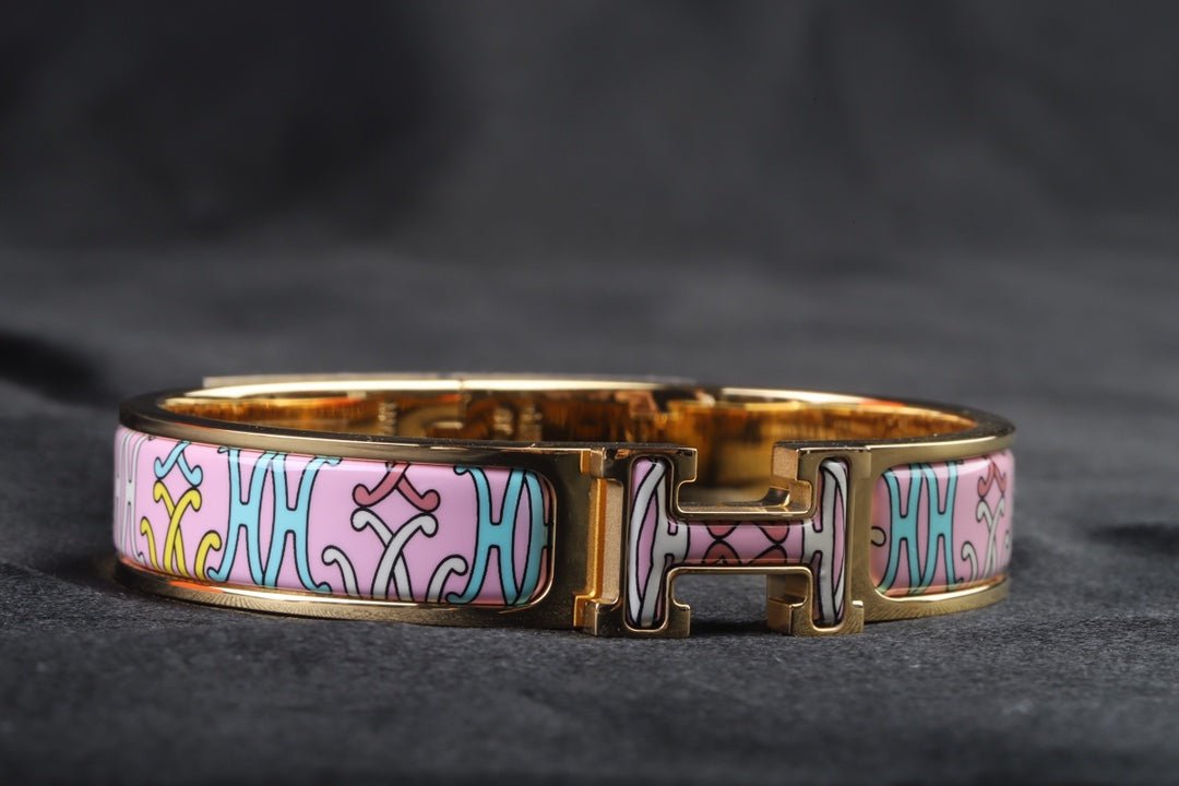 Alternative view of  Hermès Rose Gold Plated Monogram Bracelet