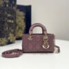Dior Lady D-Joy 16 Micro Purple Cannage Bag