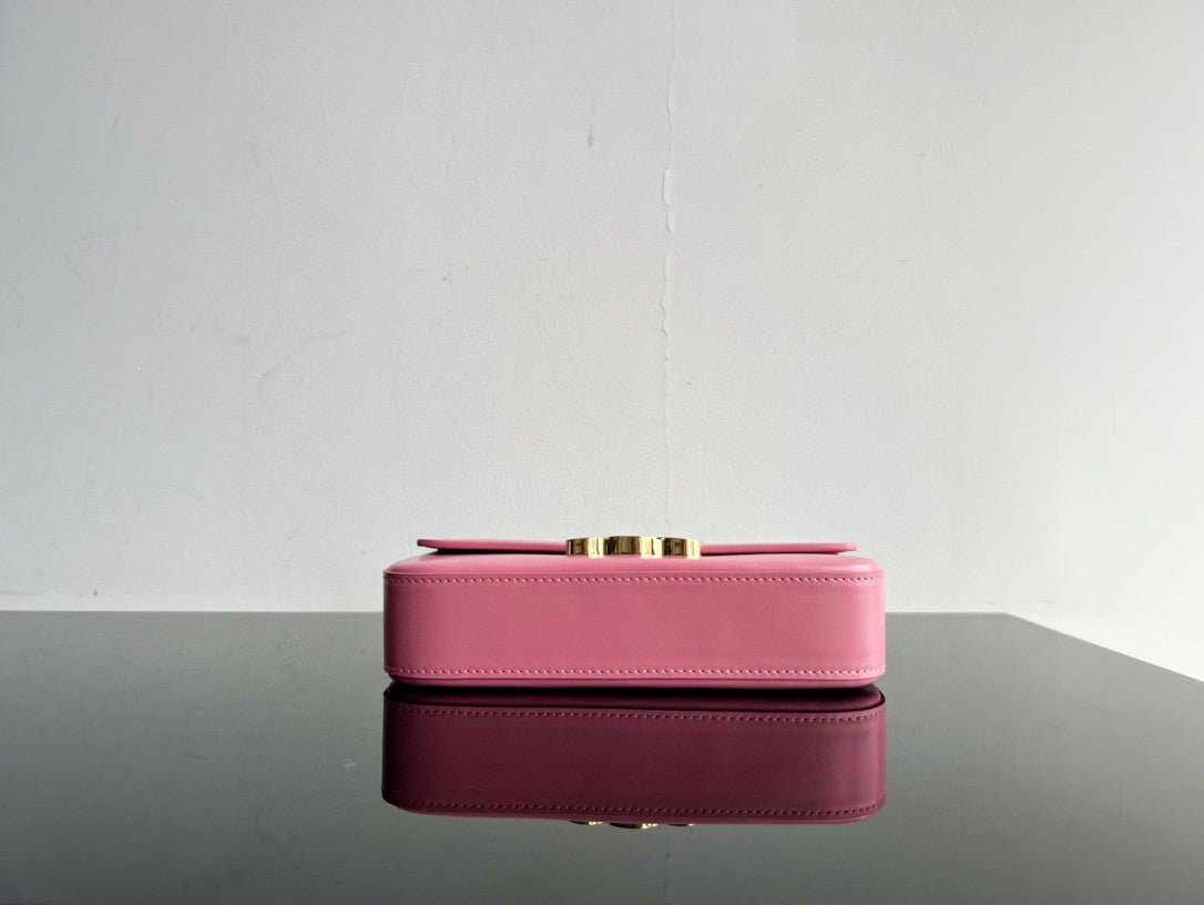 Celine Classic Triomphe Pink Calfskin Gold - Image 3