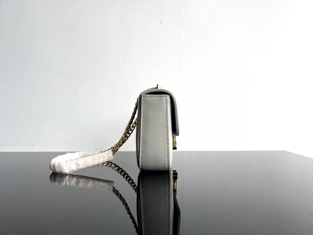 Celine Classic Triomphe 20 Grey Calfskin - Image 3