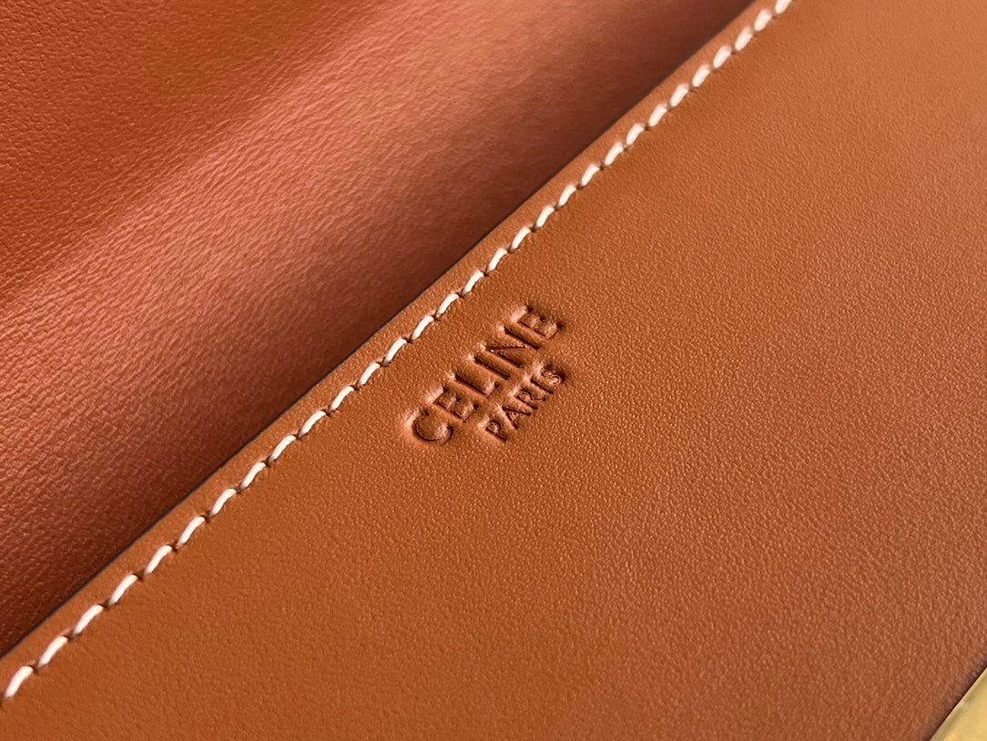 Celine Classic Triomphe Brown Calfskin - Image 5