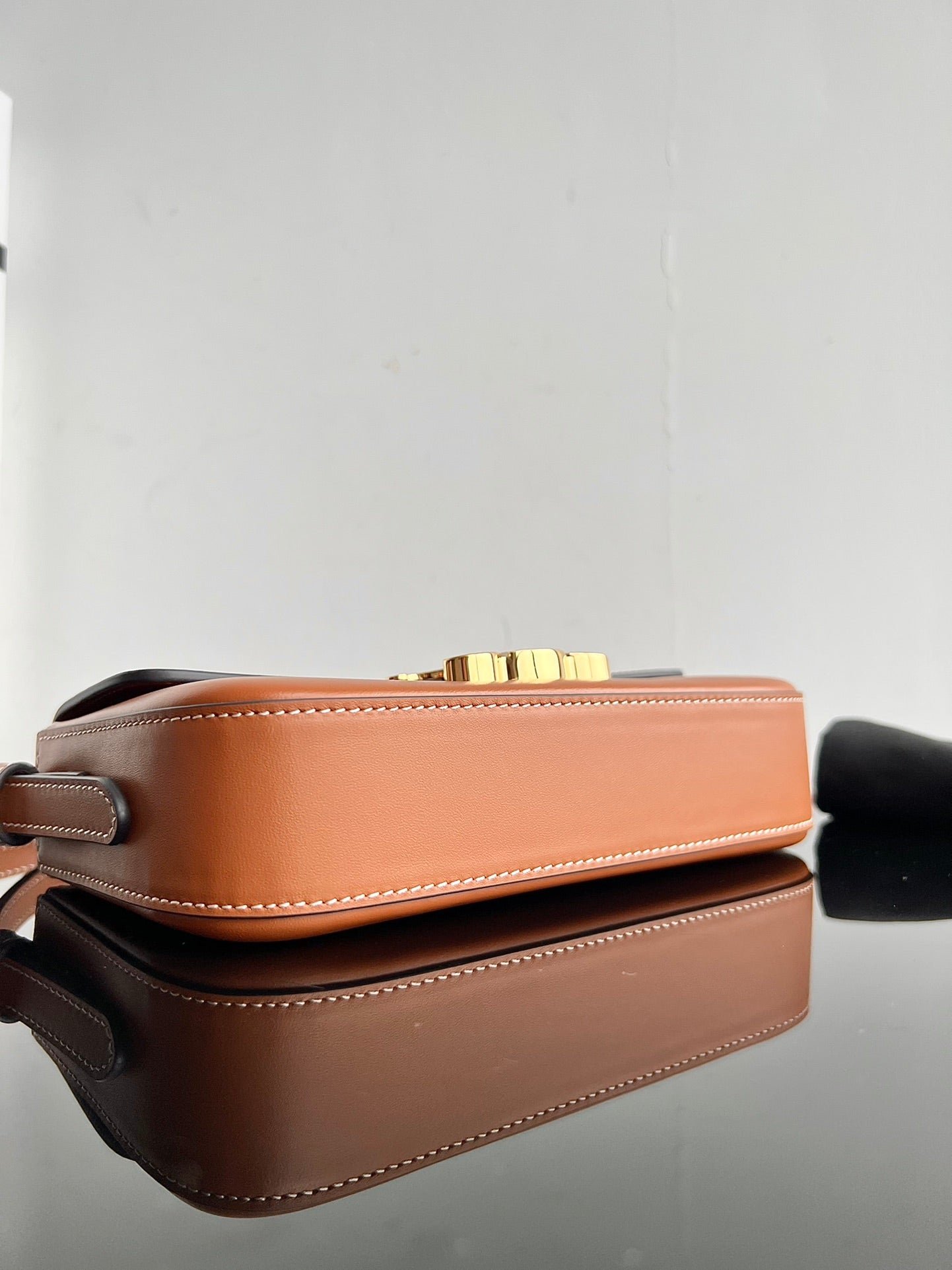 Celine Classic Triomphe Brown Calfskin - Image 6