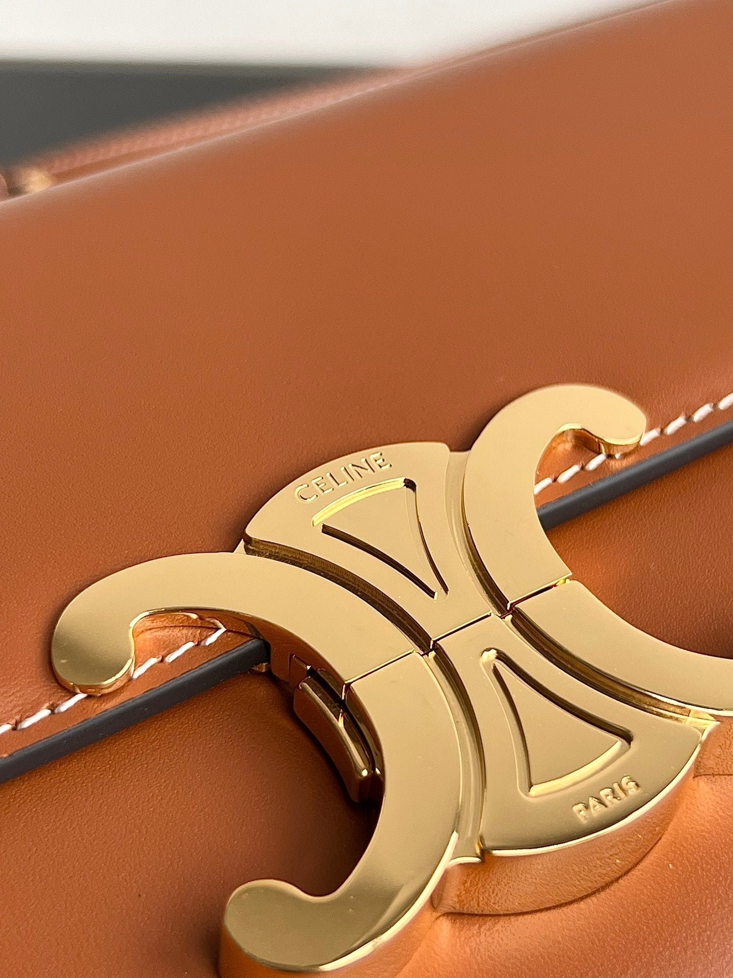 Celine Classic Triomphe Brown Calfskin - Image 8