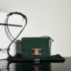 Celine Teen Triomphe 18 Green Calfskin